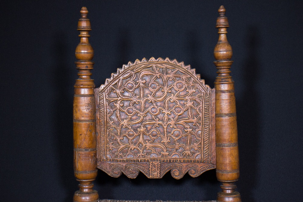 PAIR OF A SMALL CHAIRS - AFGHANISTAN - LATE 19th CENTURY - Image 6 of 10