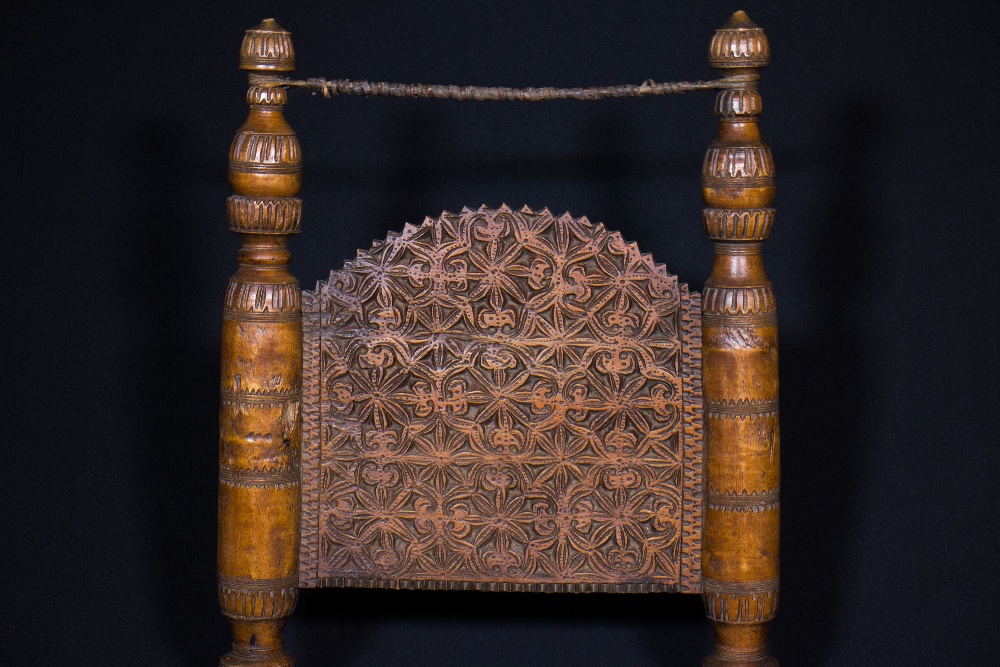 PAIR OF A SMALL CHAIRS - AFGHANISTAN - LATE 19th CENTURY - Image 9 of 10