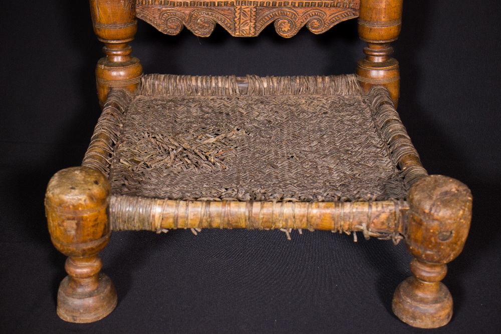 PAIR OF A SMALL CHAIRS - AFGHANISTAN - LATE 19th CENTURY - Image 7 of 10