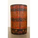 BUDDHIST PRAYER WHEEL - TIBET - 19th CENTURY