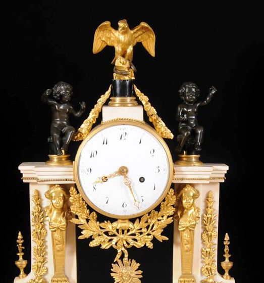 NEOCLASSICAL FRENCH CLOCK - Image 3 of 3