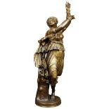 BRONZE SCULPTURE DEPICTING A GYPSY