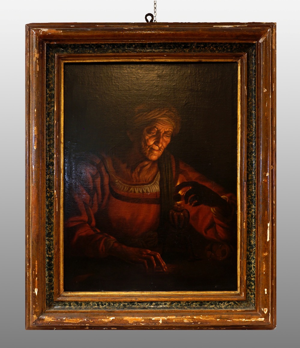 PORTRAIT OF ELDERLY WOMAN