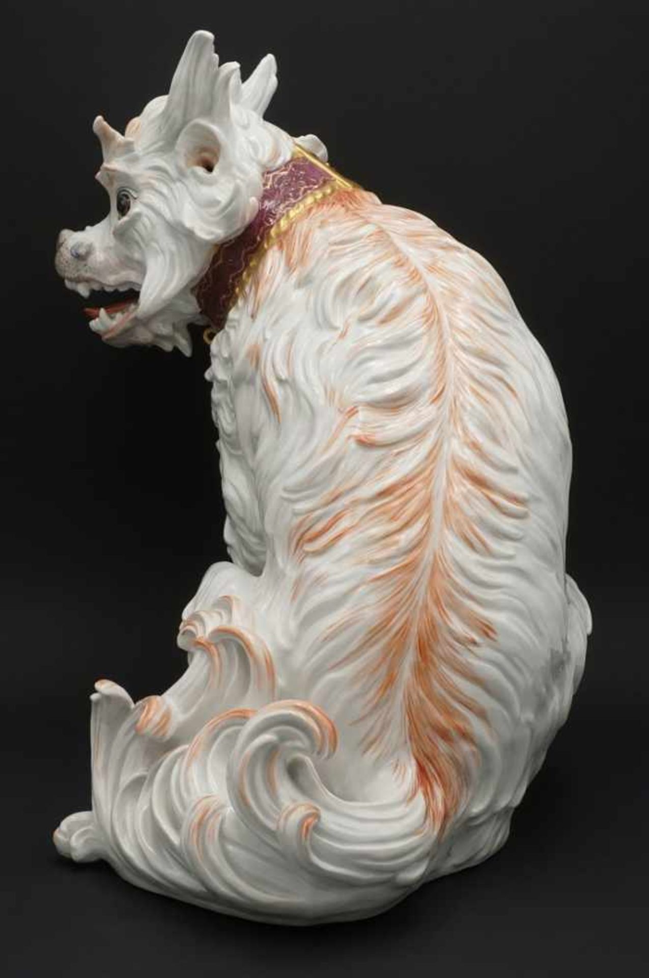 Modell Johann Joachim Kaendler, Meissen Bologneser Hund, Entwurf um 1734Porzellanmodelleur (1706 - Bild 3 aus 8