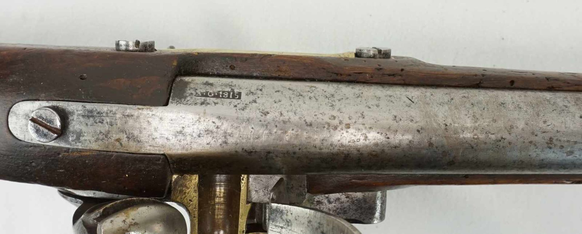 Tulle Dragoner Steinschlossgewehr mit Bajonett Frankreich, 18151. französisches Kaiserreich, - Image 6 of 9