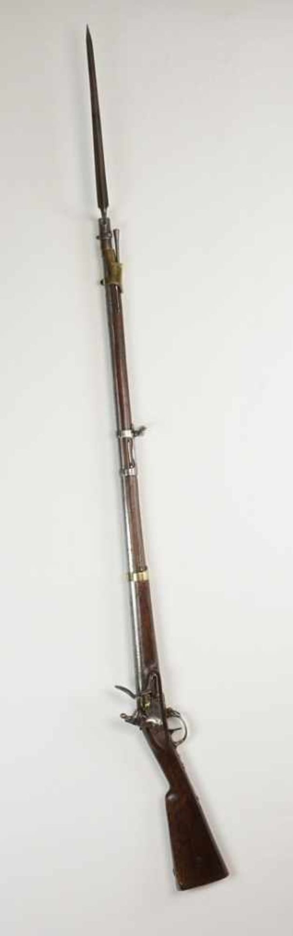 Tulle Dragoner Steinschlossgewehr mit Bajonett Frankreich, 18151. französisches Kaiserreich, - Image 4 of 9