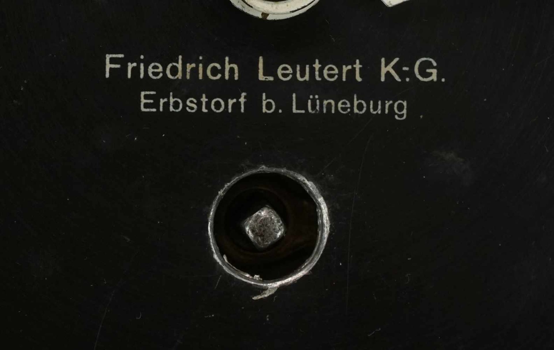 Schiffs-Borduhr, Kriegsmarine, 1942II. Weltkrieg, Friedrich Leutert K.G., Erbsdorf b. Lüneburg, - Image 2 of 4