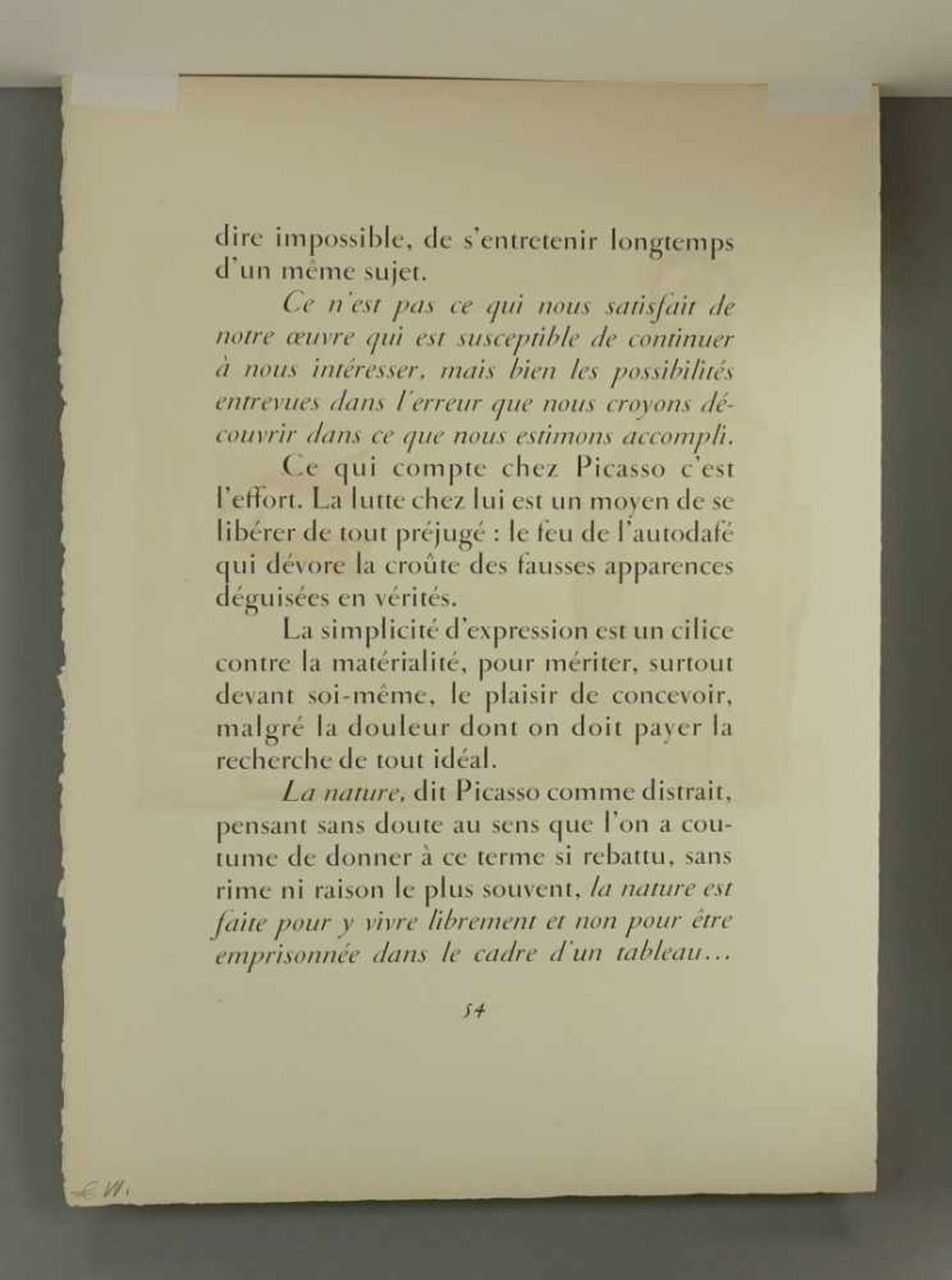 Pablo Picasso, "Komposition"Klassische Moderne (1881 Málaga - 1973 Mougins), Farblithografie/Papier, - Bild 4 aus 5