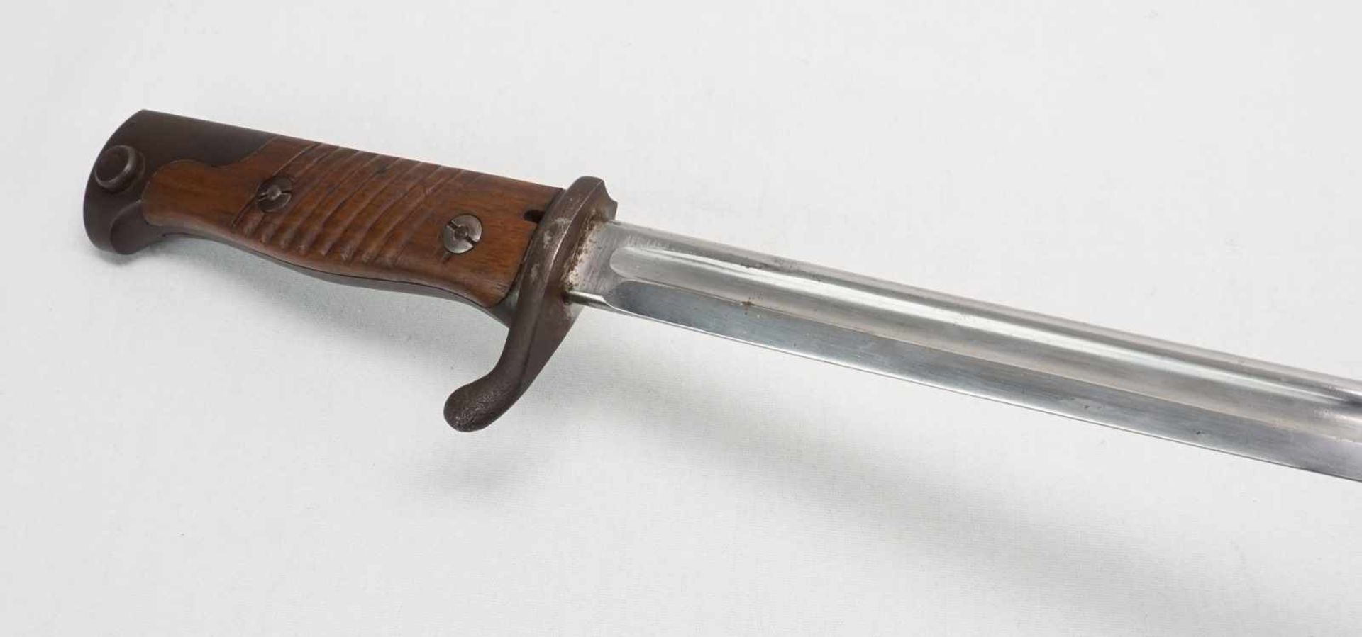 Seitengewehr M88 langEisen und Stahl vernickelt, aufpflanzbares Eigentumsstück mit Schör, geprägte - Image 2 of 3