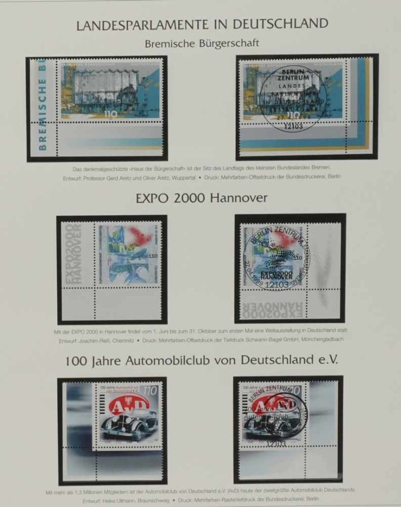 Zwei Alben Deutschland PlusSchuber und Ringalbum der Deutschen Post, Briefmarken der BRD 1998 - - Bild 4 aus 4