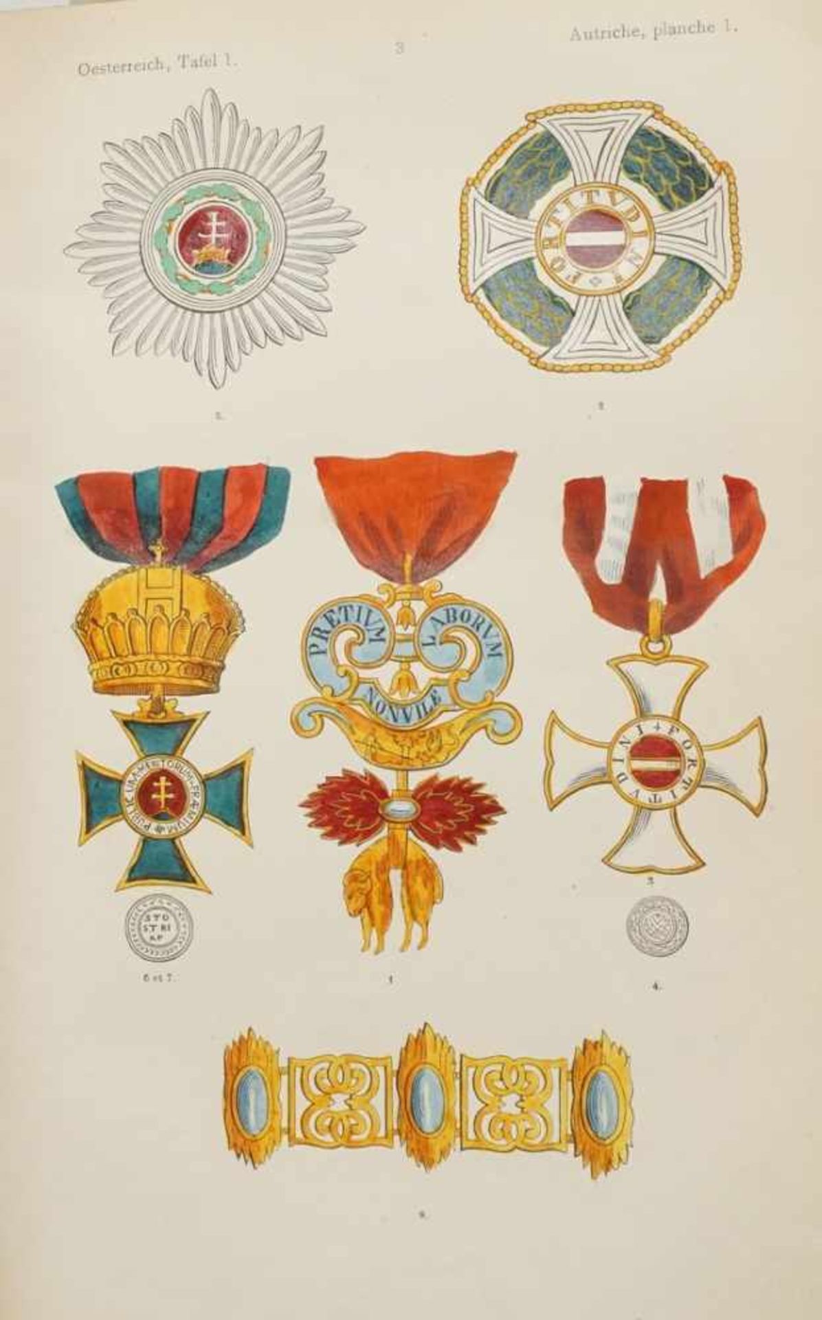 "Das Buch der Ritterorden und Ehrenzeichen"1848, wohl Erstausgabe, Geschichte, Beschreibung und - Image 5 of 5