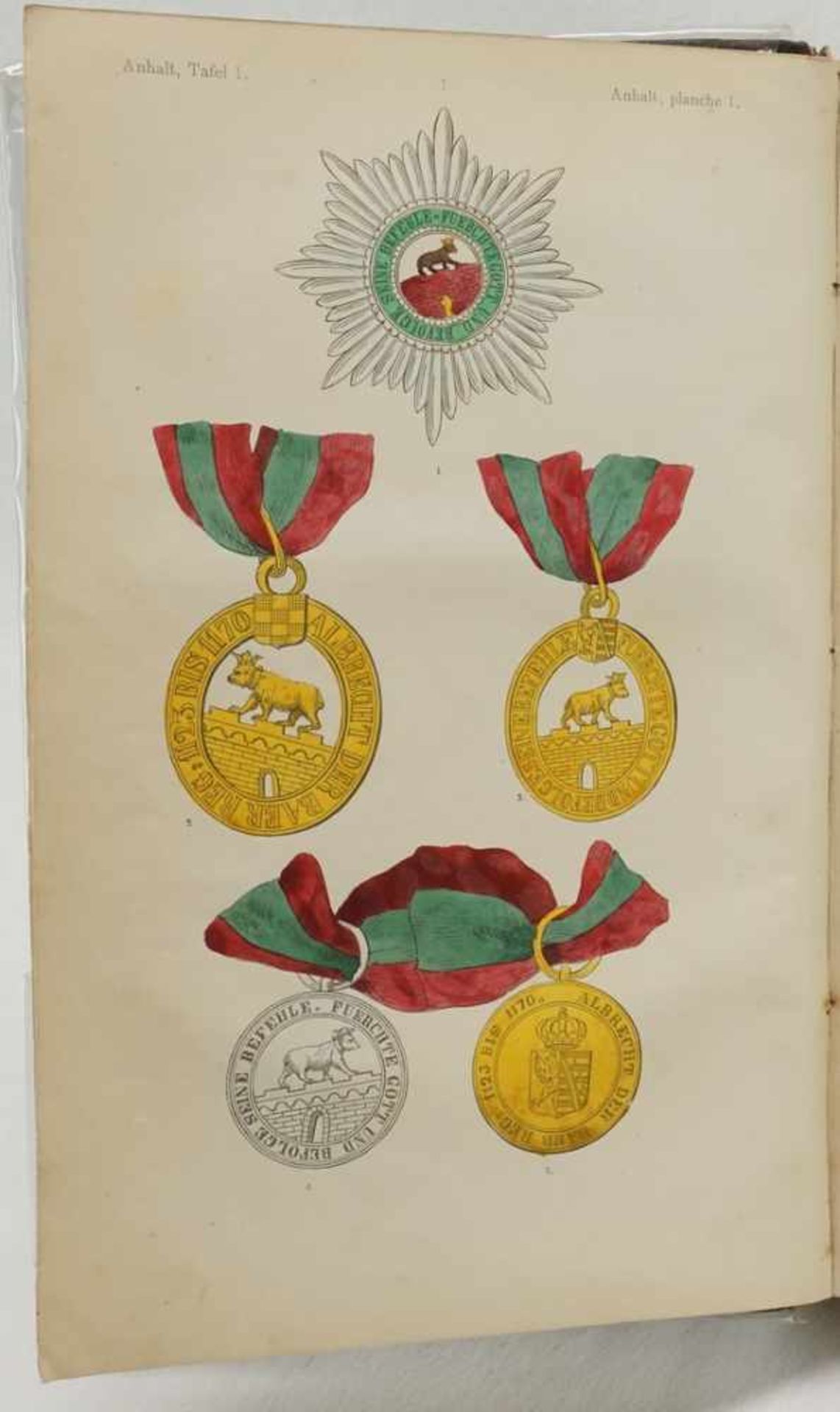 "Das Buch der Ritterorden und Ehrenzeichen"1848, wohl Erstausgabe, Geschichte, Beschreibung und - Image 3 of 5