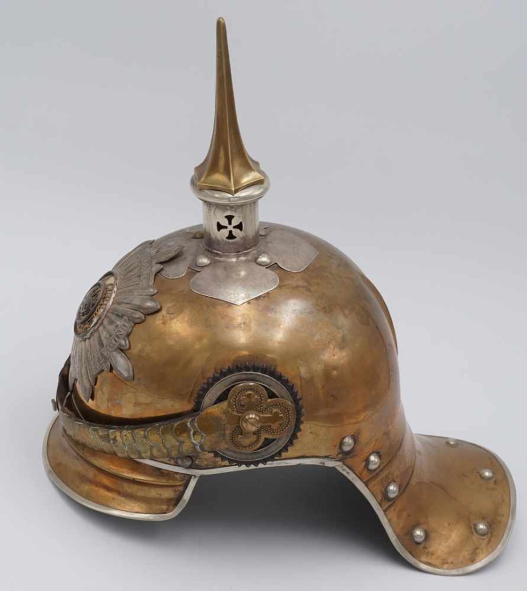 Preußischer Helm für Offiziere des Gardes du Corps / Garde-Kürassier-Regiments, um 1900Helmglocke - Image 5 of 7