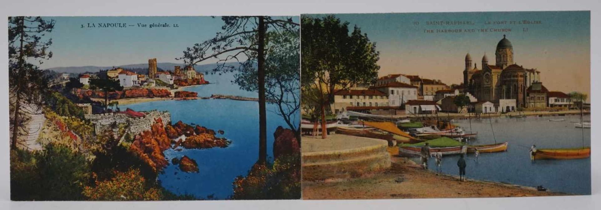235 Ansichtskarten Südfrankreich und Norditalien, 1926alle im Schutzumschlag mit Datum und - Bild 2 aus 4