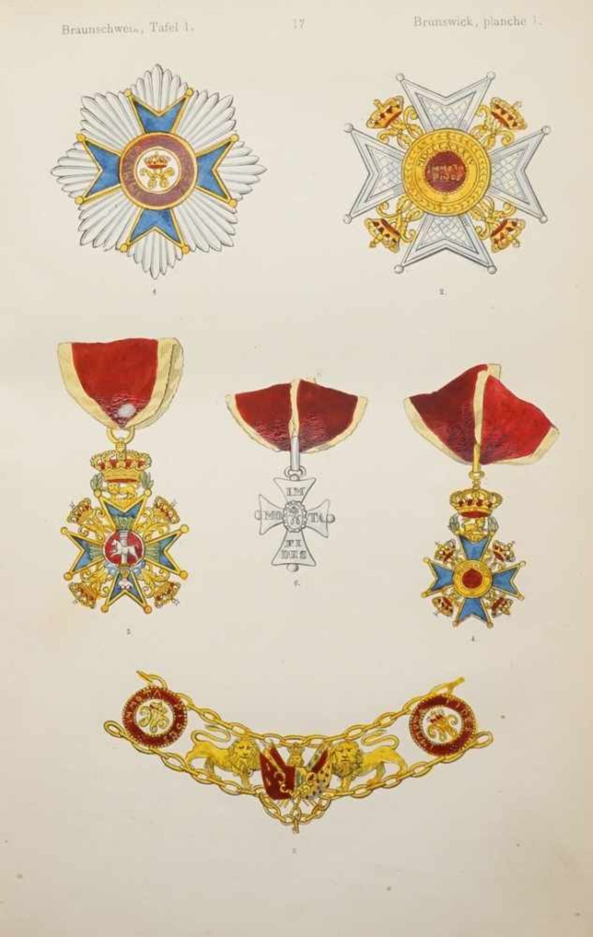 "Das Buch der Ritterorden und Ehrenzeichen"1848, wohl Erstausgabe, Geschichte, Beschreibung und - Bild 4 aus 5