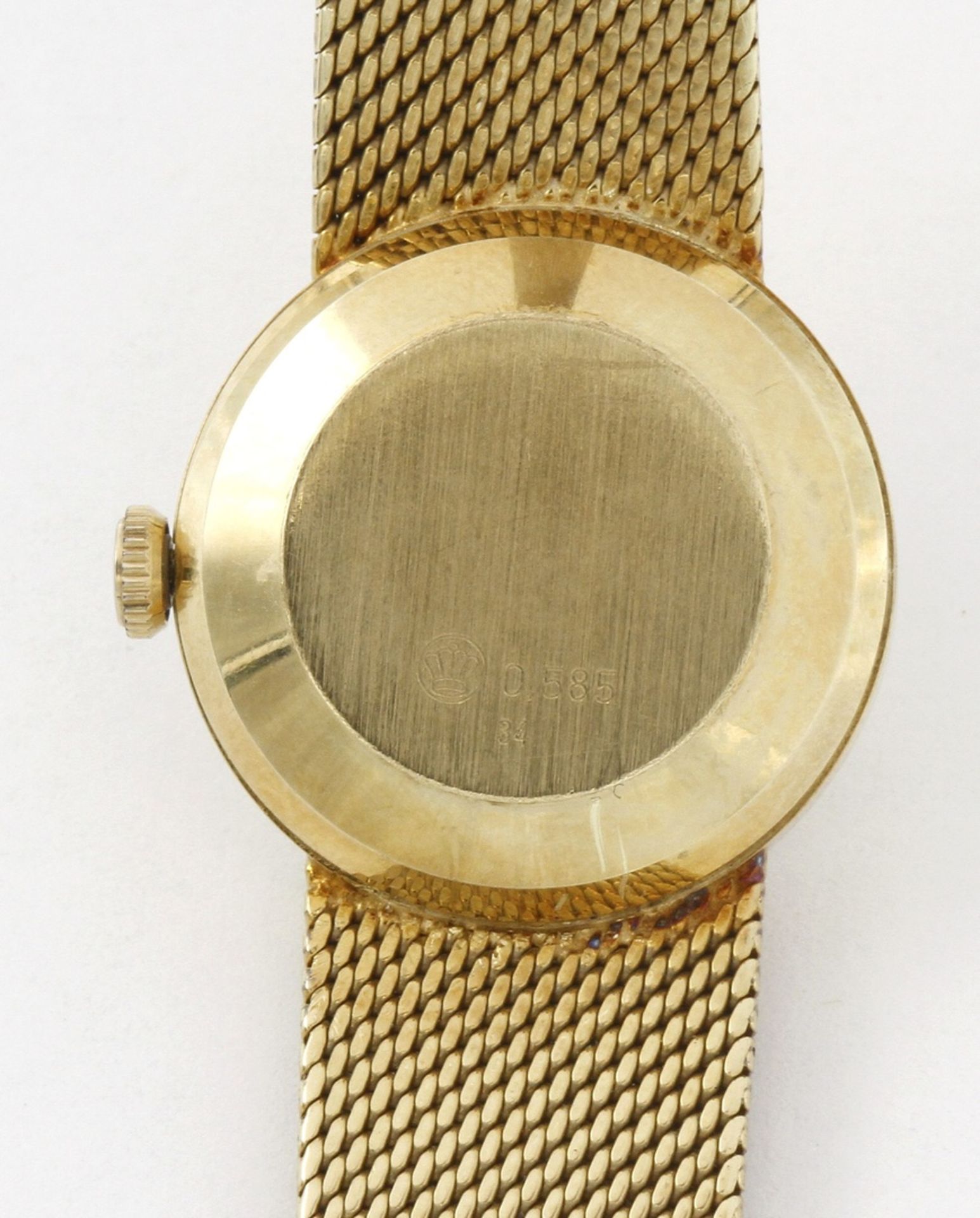 Zephir Damenarmbanduhr mit Automatikwerk, um 1970Armband und Gehäuse 585/- Gelbgold, 21 Juwelen, ETA - Bild 3 aus 3