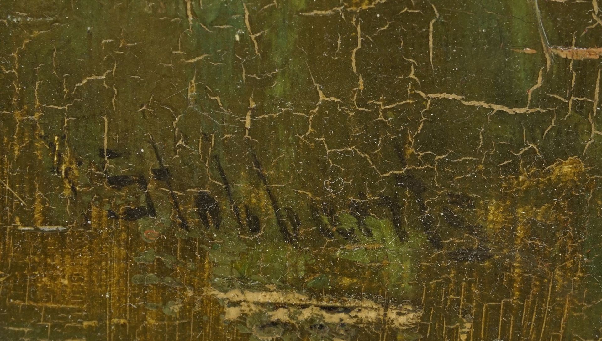 Marcel Stobbaerts, "Parkteich"(1899 - 1979 Forest, Belgien), Öl/Leinwand, unten links signiert, - Image 4 of 4