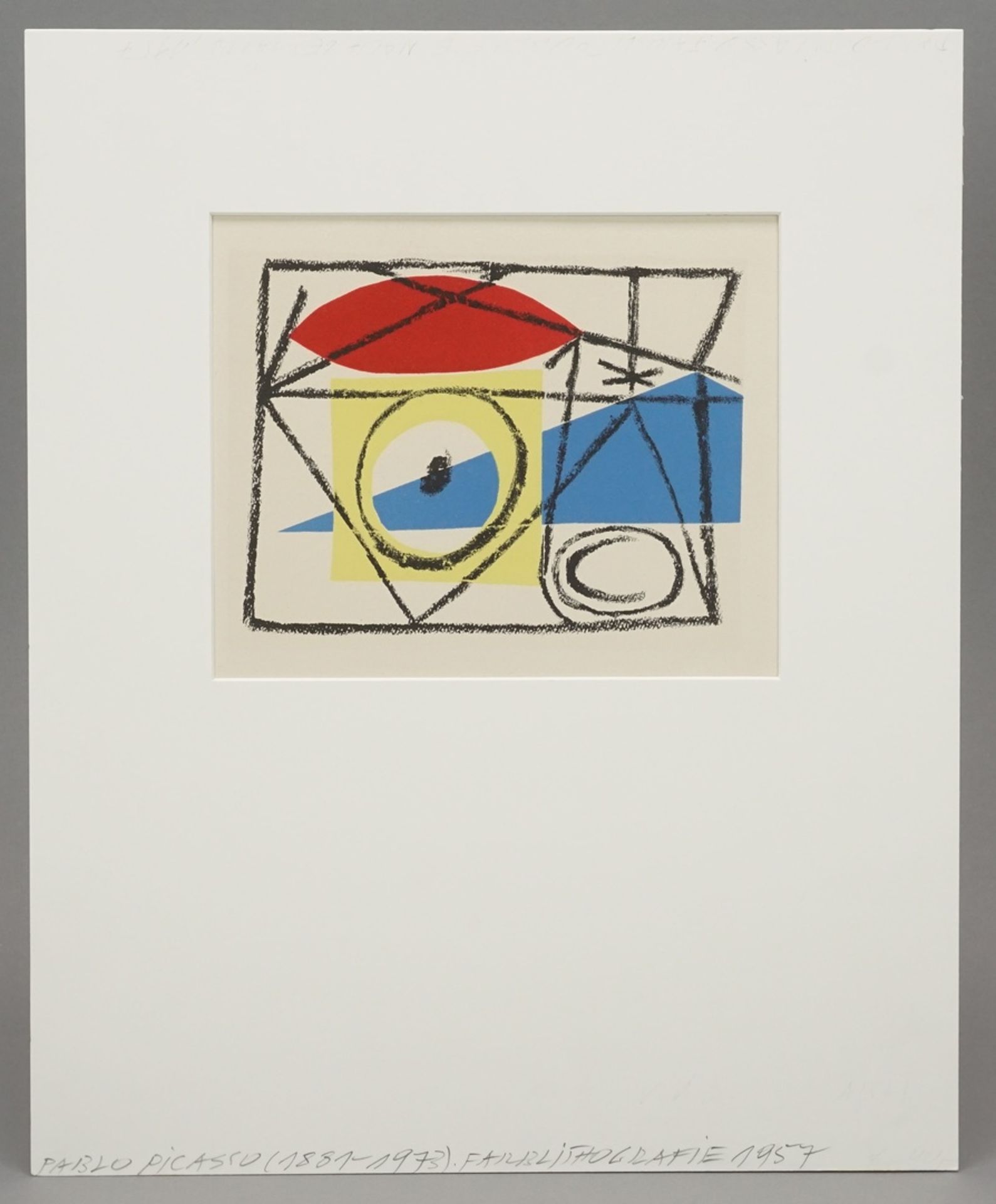 Pablo Picasso, "Abstrahiertes Stillleben"Klassische Moderne (1881 Málaga - 1973 Mougins), - Bild 2 aus 3