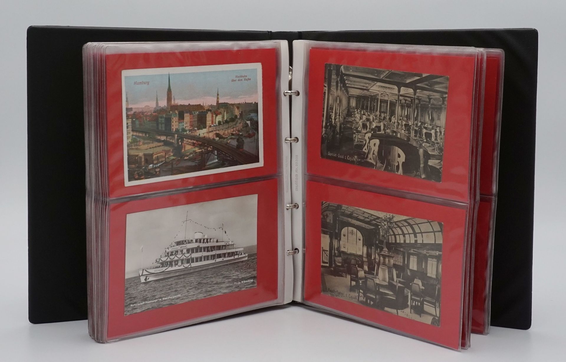 Album mit über 130 Ansichtskarten, größtenteils um 1900 - 1930Postkarten verschiedener