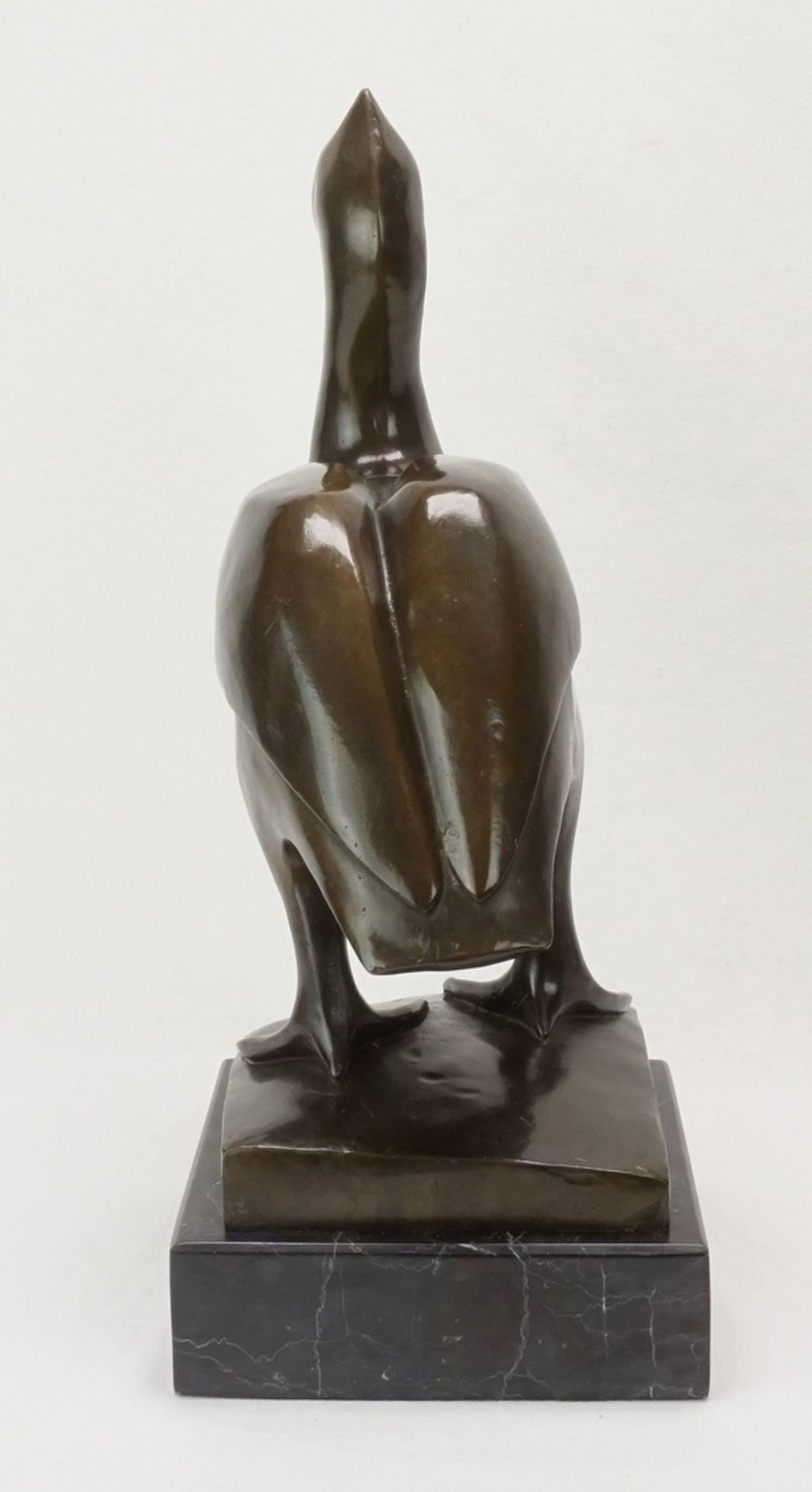 François Pompon, "Pelikan"französischer Bildhauer (1855 Saulieu - 1933 Paris), Bronze, 2. Hälfte 20. - Image 3 of 4