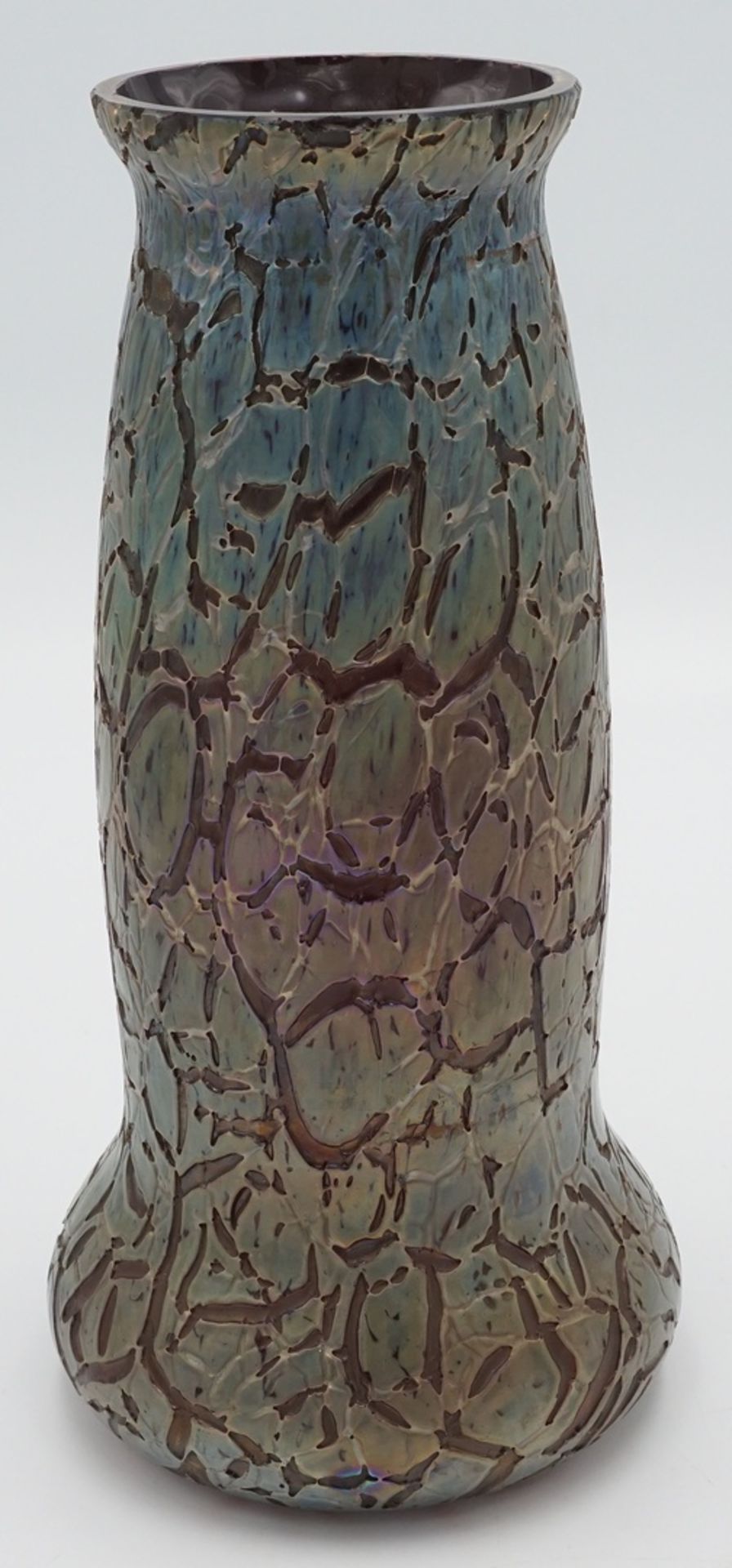 Josef Rindskopf's Söhne Vase, um 1900Teplitz-Schönau (Böhmen), Vase, auf rubinrotem Unterfang,