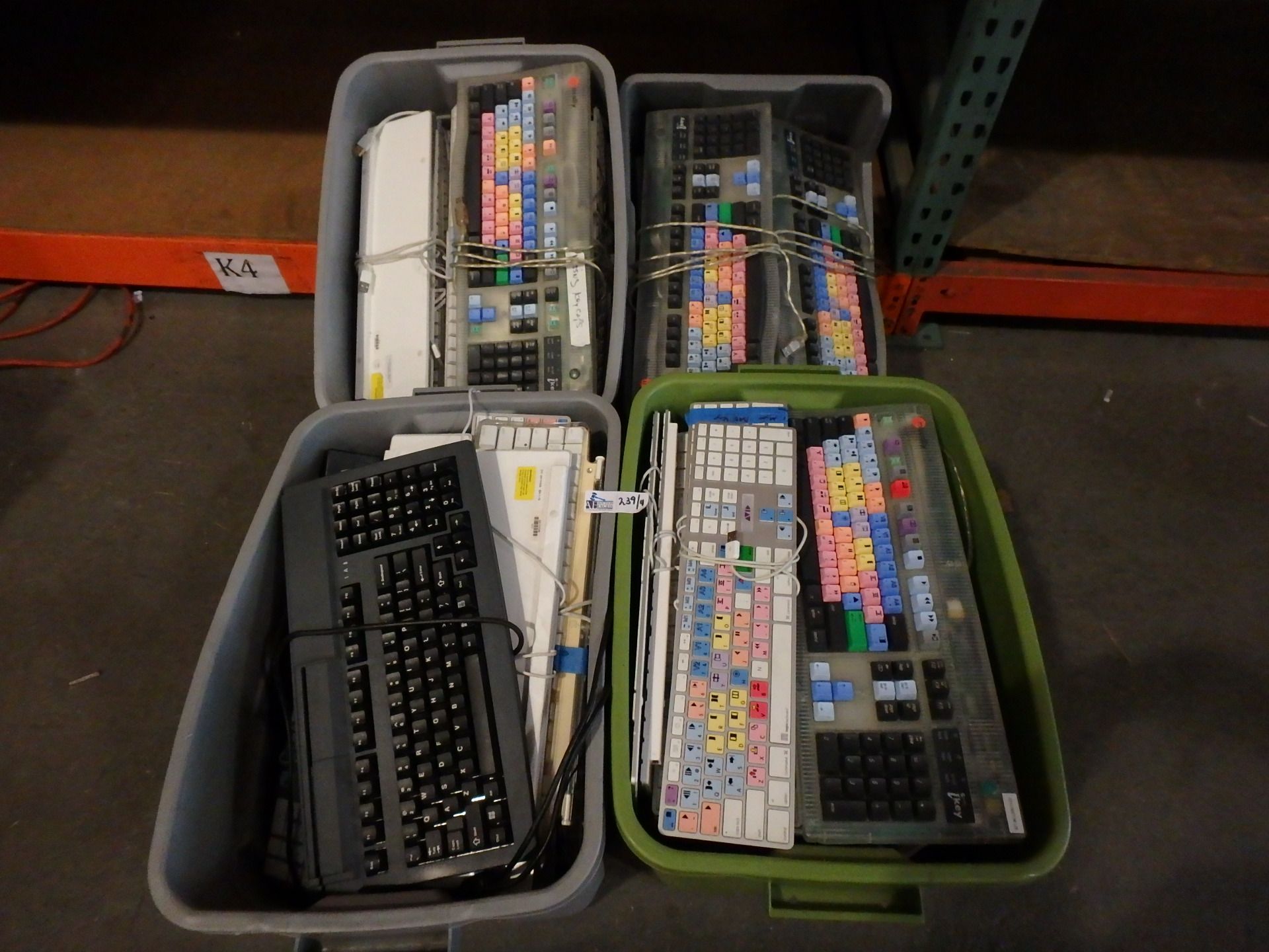 4 BINS KEYBOARDS