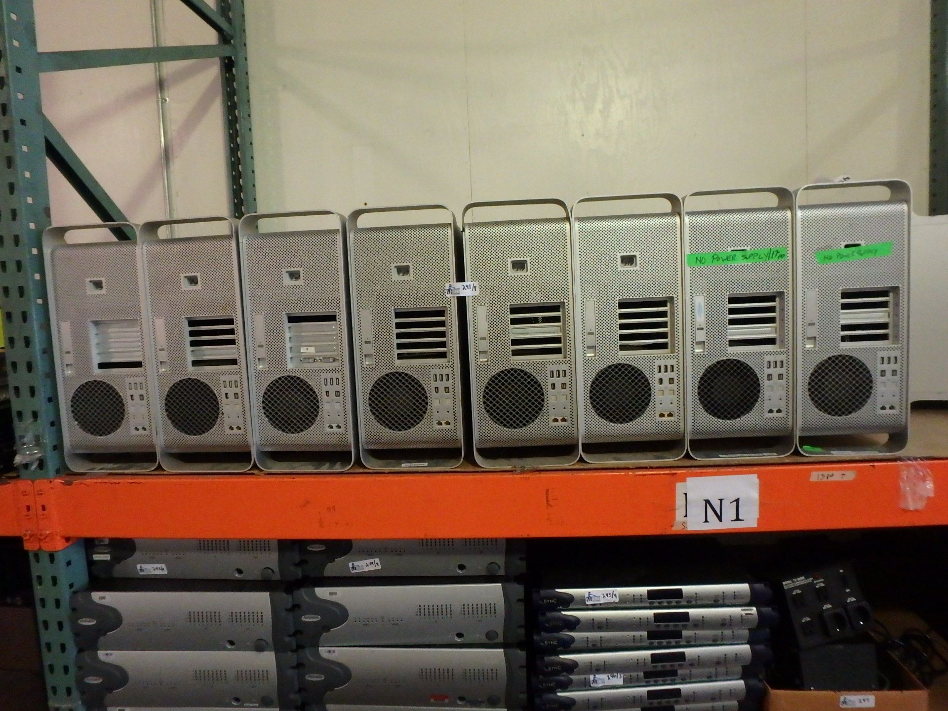 LOT OF 8 MAC PRO COMPUTERS