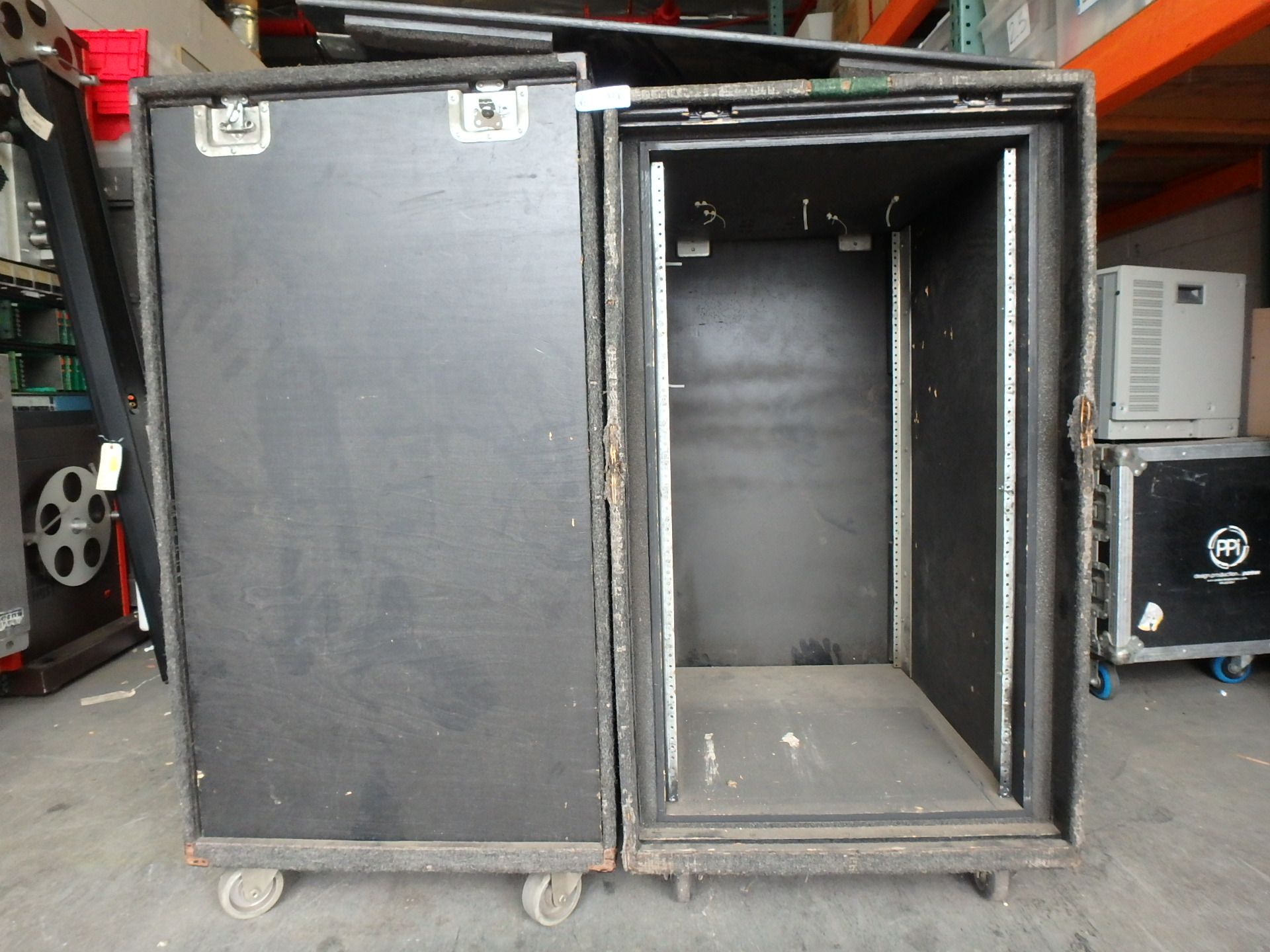 LOT OF 4 MEDIA RACKS - Image 2 of 2