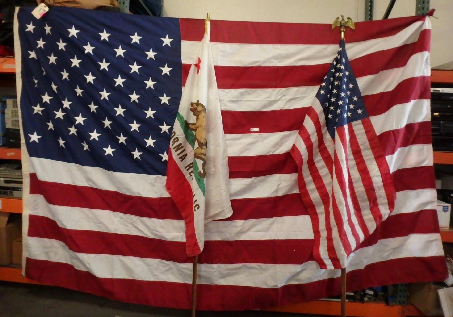LOT OF 5 AMERICAN FLAGS - Bild 2 aus 2