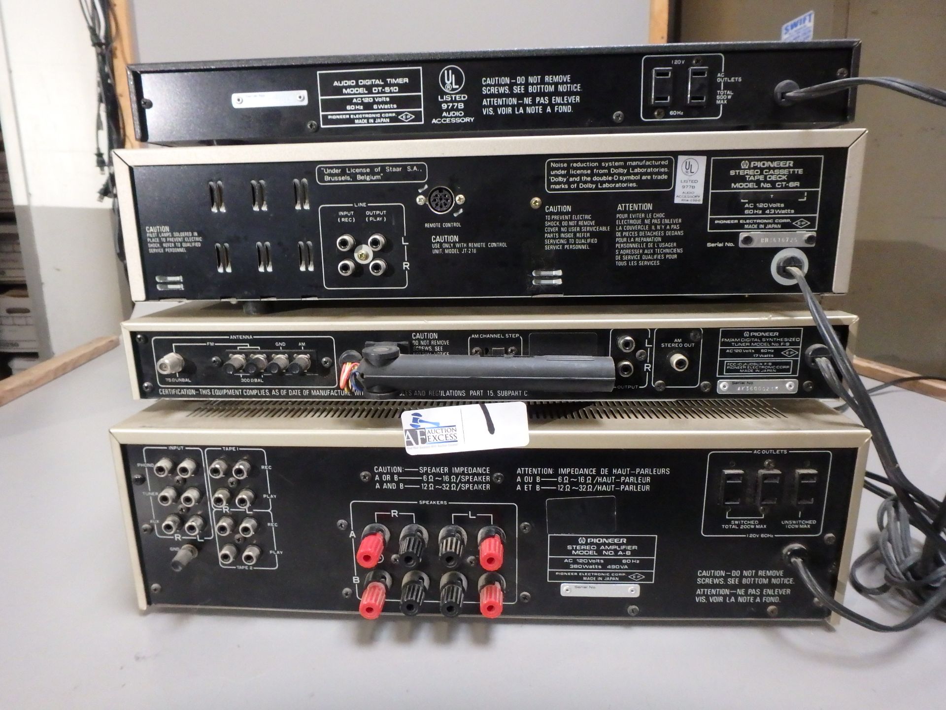 LOT OF 4 PIONEER ELECTRONICS - Image 2 of 2