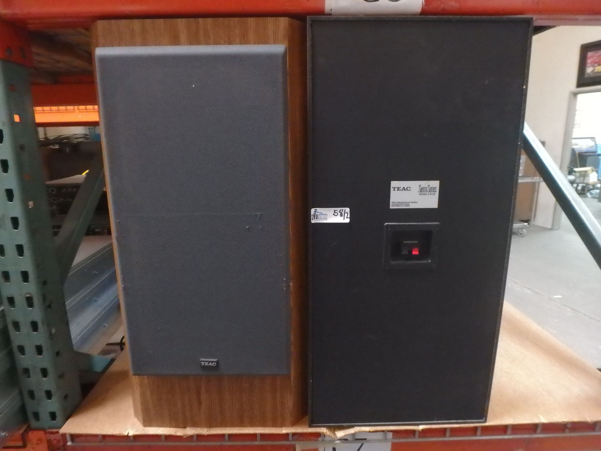 LOT OF 2 VINTAGE TEAC SPEAKERS