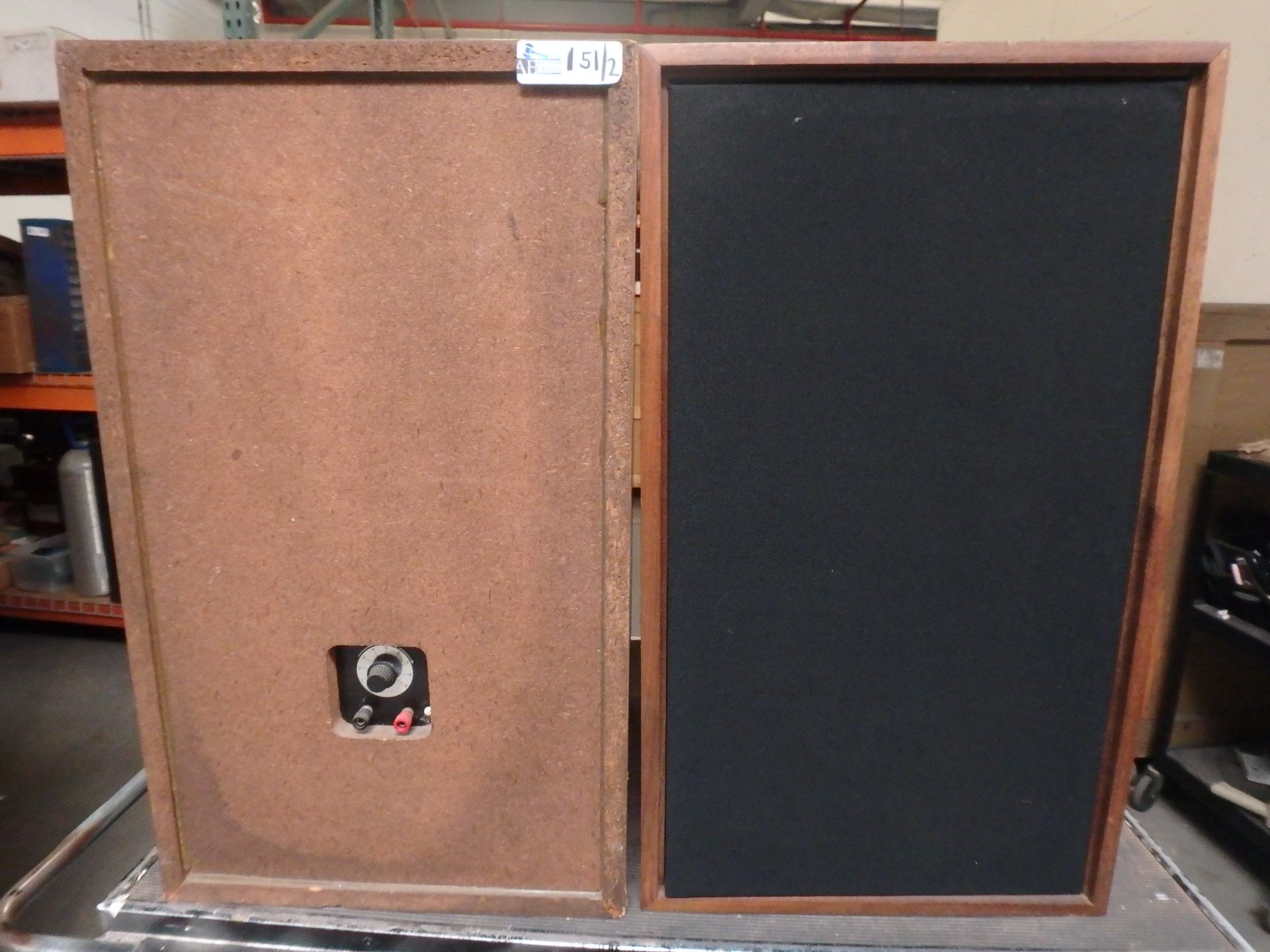LOT OF 2 VINTAGE STEREO SPEAKERS - Image 2 of 3
