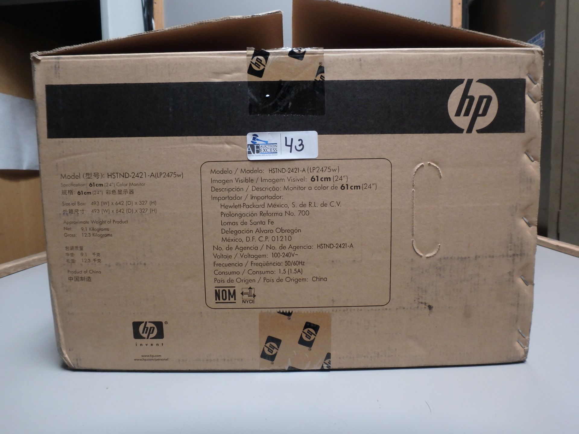 HP MONITOR LP2475W - Image 2 of 2