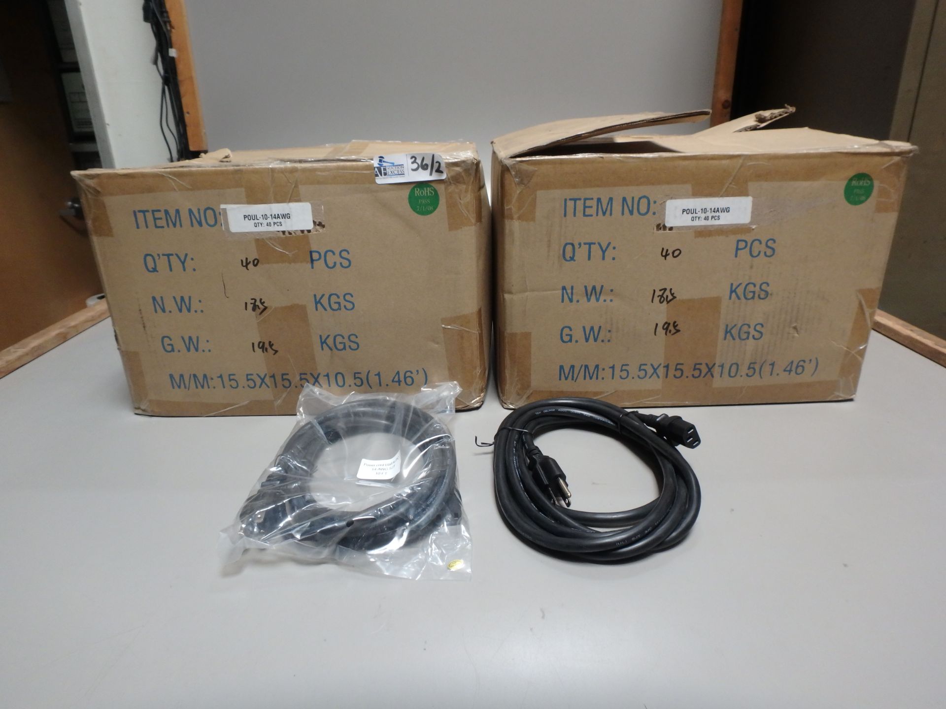 2 BOXES OSHA POWER CABLES