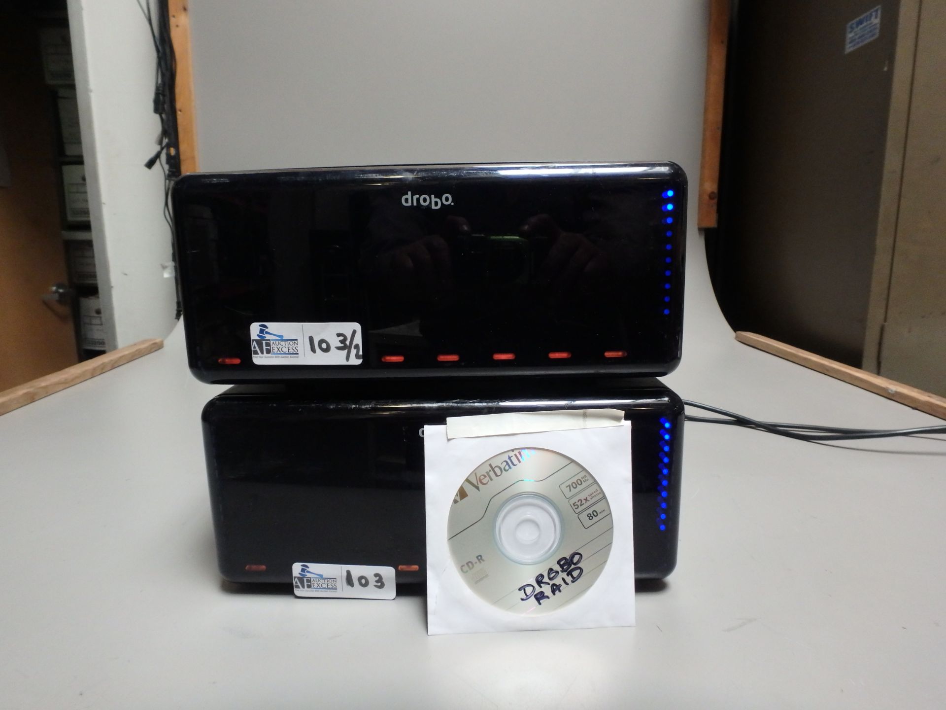 LOT OF 2 DROBO PRO RAID DRPR1-A