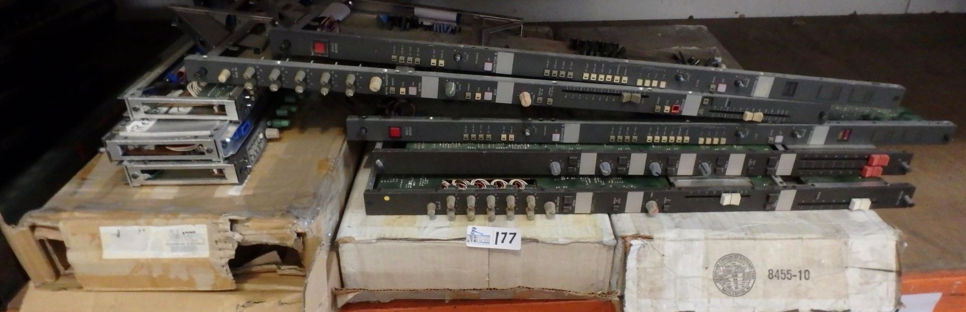 LOT OF AUDIO CONSOLE MODULES