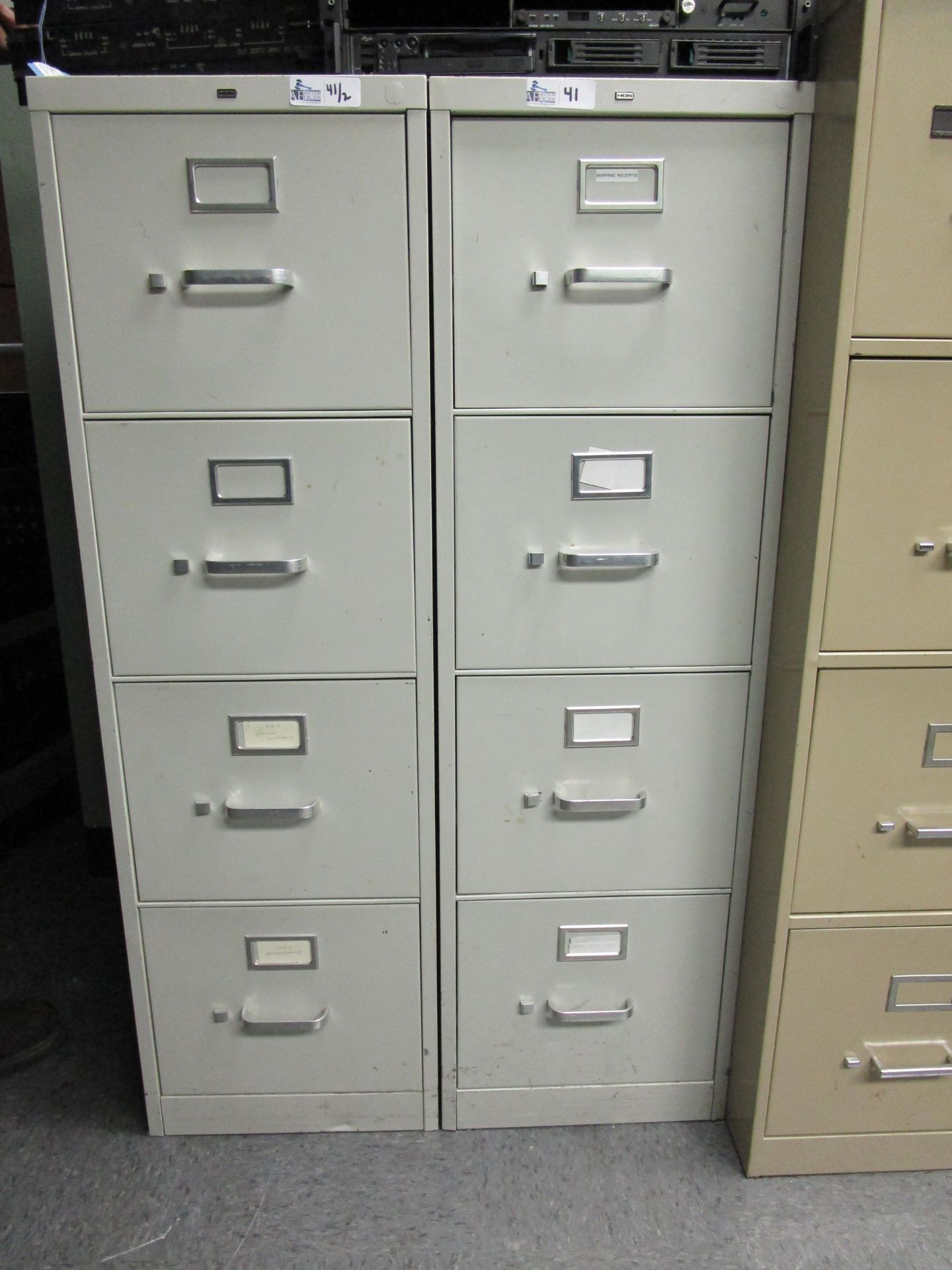 LOT OF 2 HON FILE CABINETS