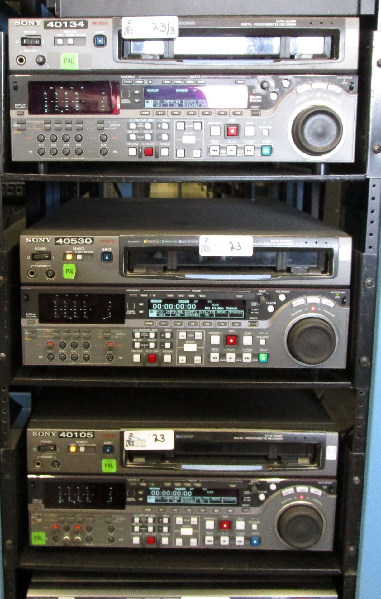 LOT OF 3 SONY DVW-2000P