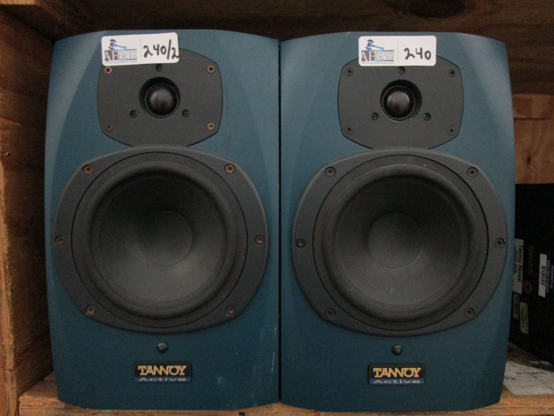 LOT OF 2 TANNOY REVEAL ACTIVE SPEAKERS