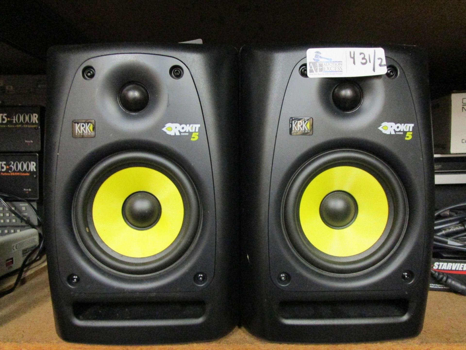 LOT OF 2 KRK ROK IT 5 SPEAKERS