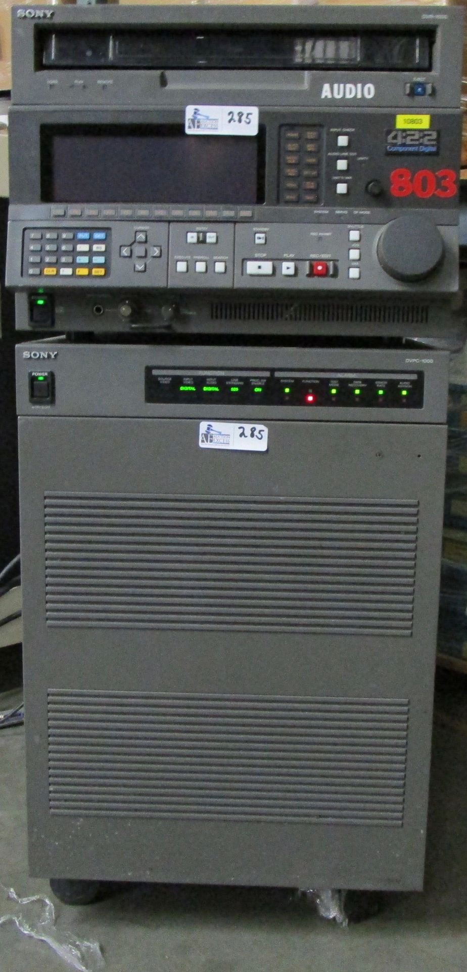SONY DVPC-1000 WITH SONY DVR-1000
