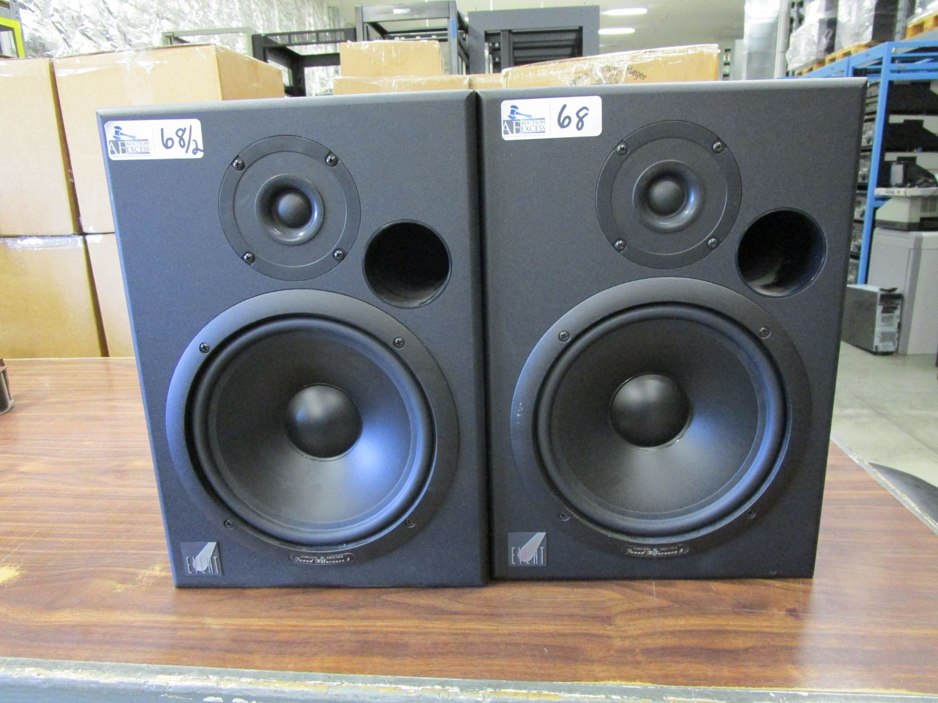 LOT OF 2 EVENT TR-8 SPEAKERS