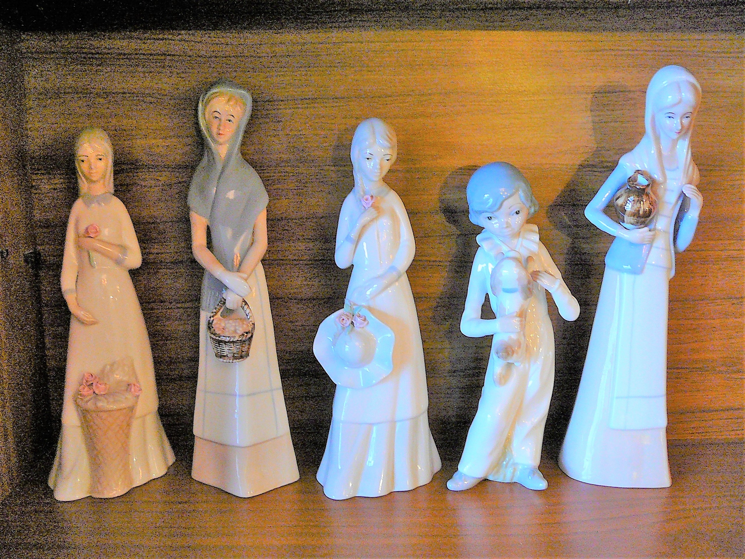 Selection of Spanish ceramic figures