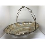 Edwardian silver basket