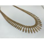 9ct yellow gold Cleopatra necklace