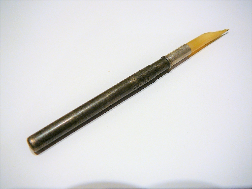 Silver cased dip pen - Image 3 of 5