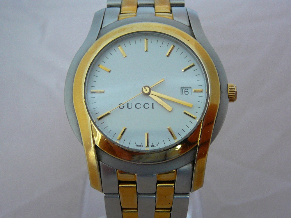 GENTS GUCCI WATCH - Image 3 of 5