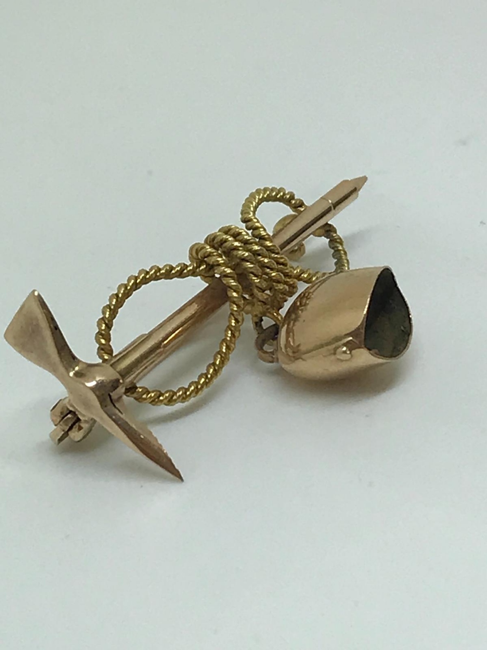 14ct gold alpine brooch - Image 2 of 2