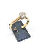 18ct gold and diamond ring