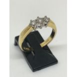 18ct gold and diamond ring